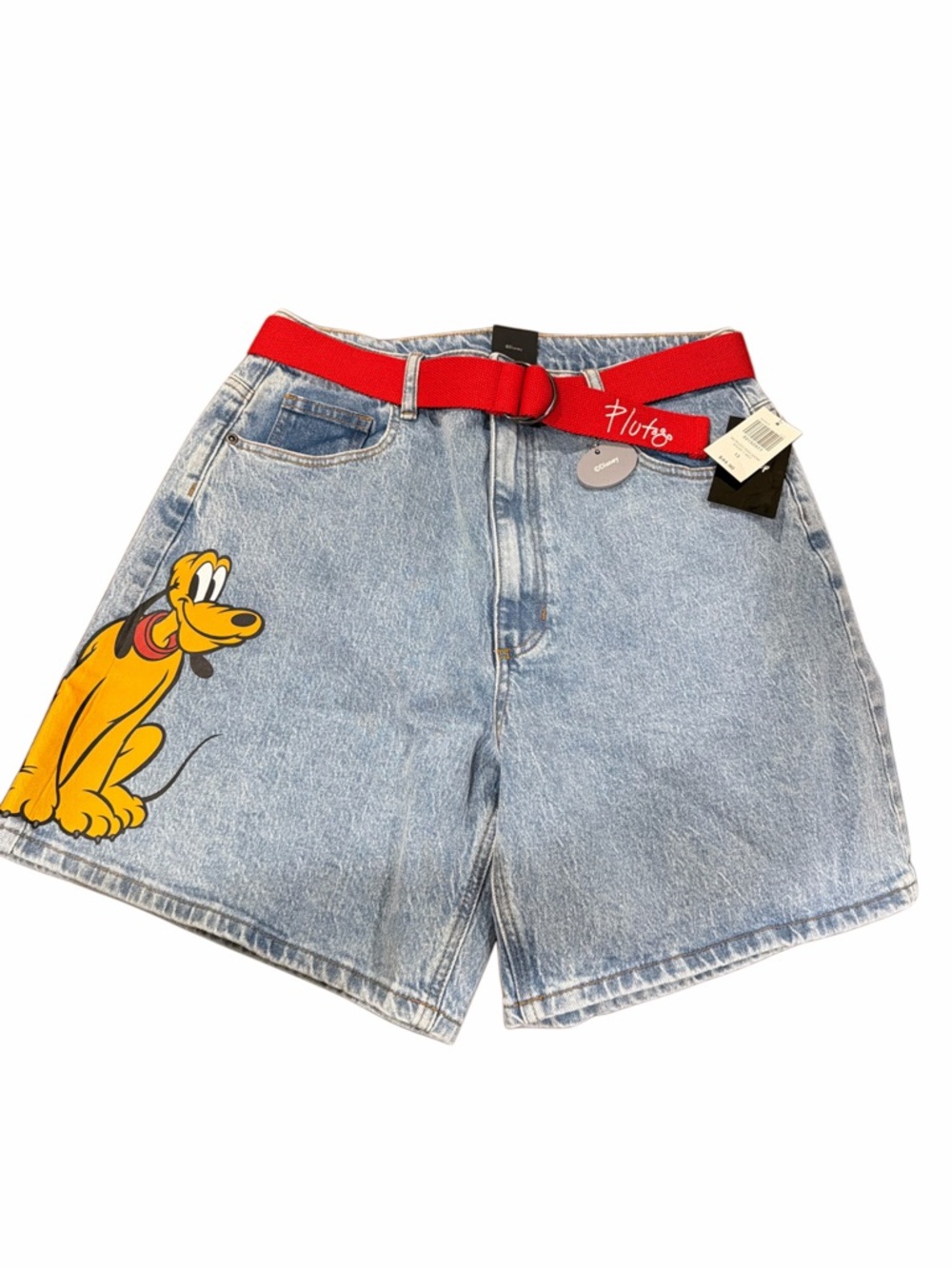 Disney Pluto denim shorts — brand new with tags — featuring Pluto.